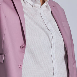 The Ray White & Pink Geo Short Sleeve Shirt