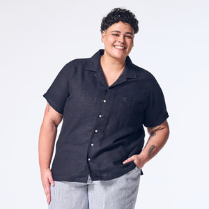 Marine Linen Camp Shirt