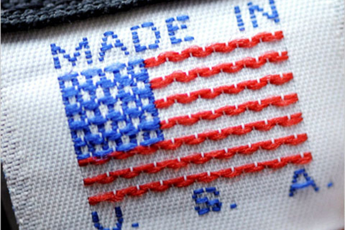 Made in U.S.A garment tag