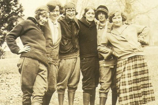 Historical women in men's fashion