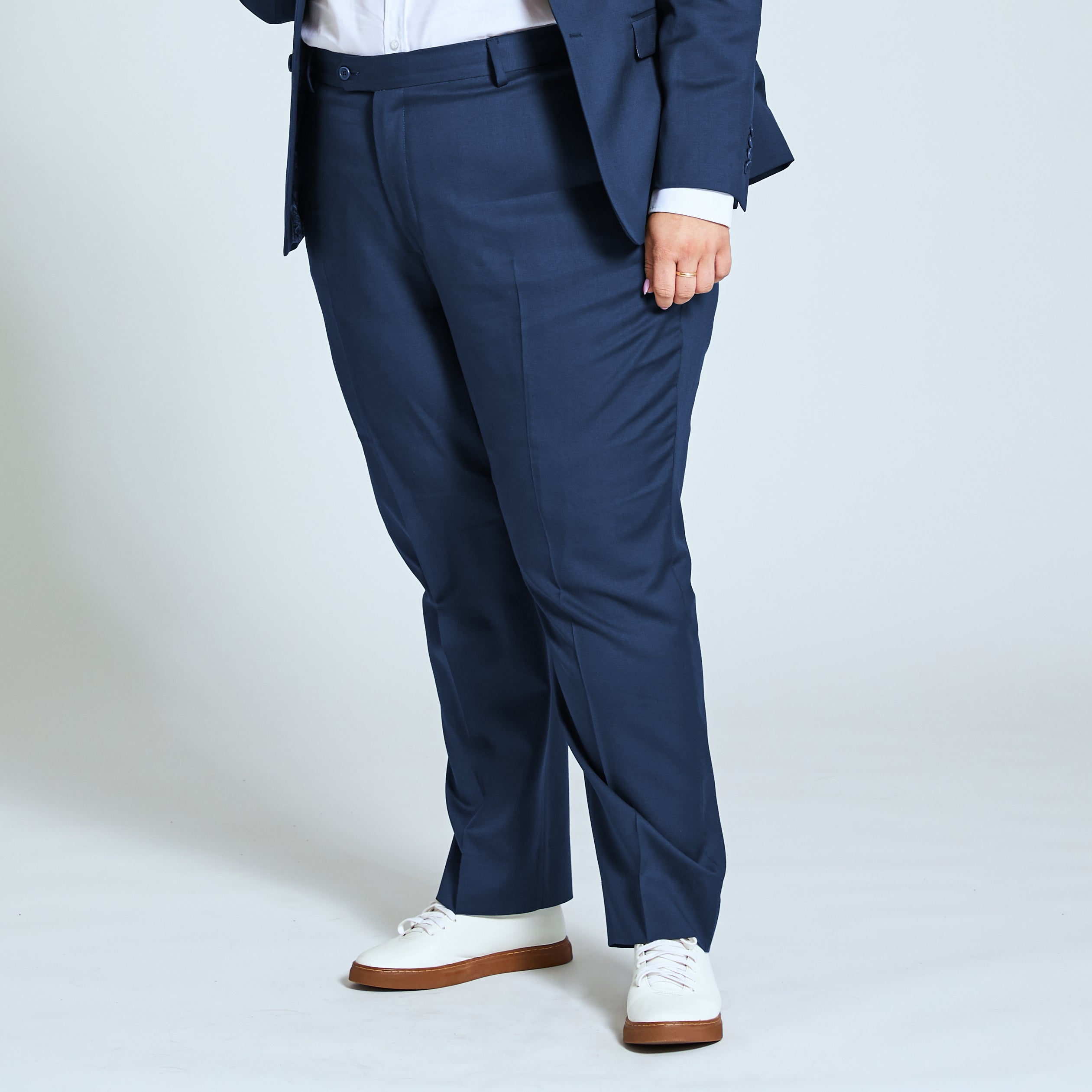 The Georgie Navy Dress Pants - Extended Sizes