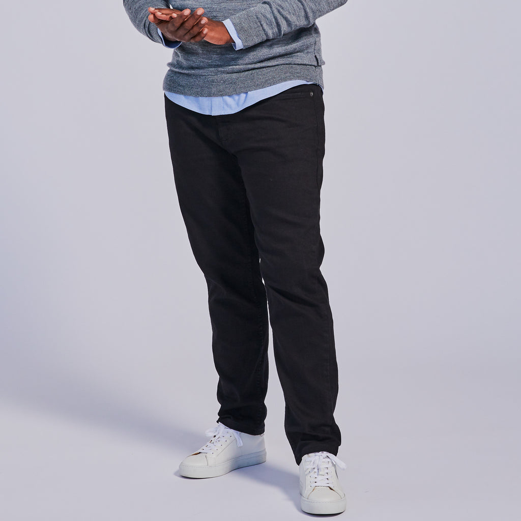 The Joni Jeans slim tapered black jeans by kirrin finch