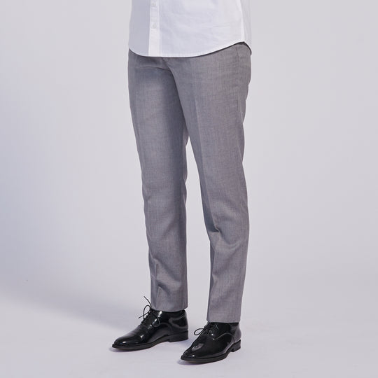 C&A Suit trousers - light gray melange/light grey - Zalando.de