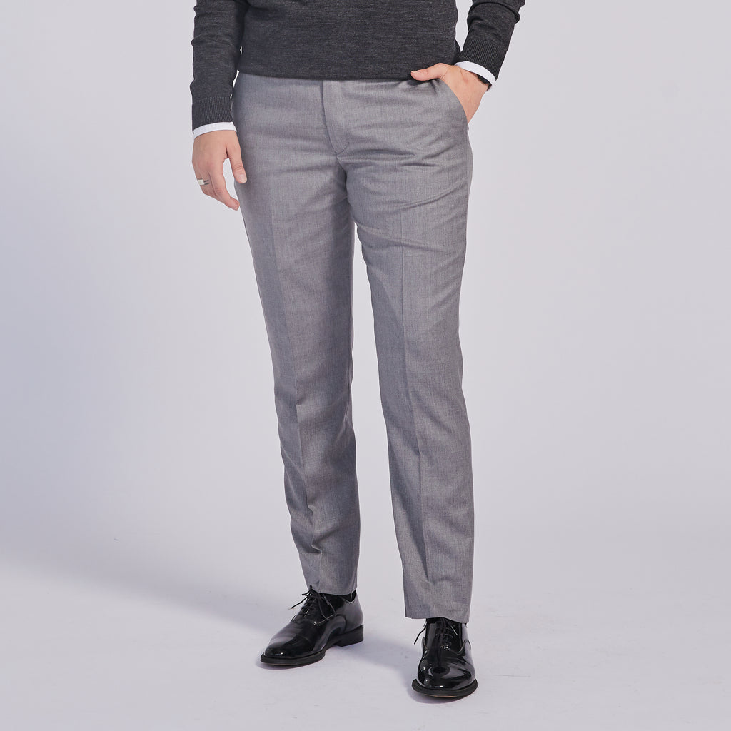 Women's light gray dress pants made by Kirrin Finch