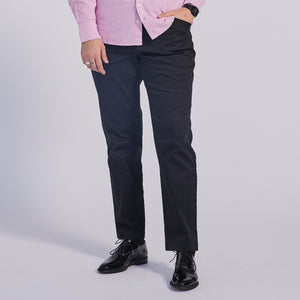 The Windsor Black Chinos