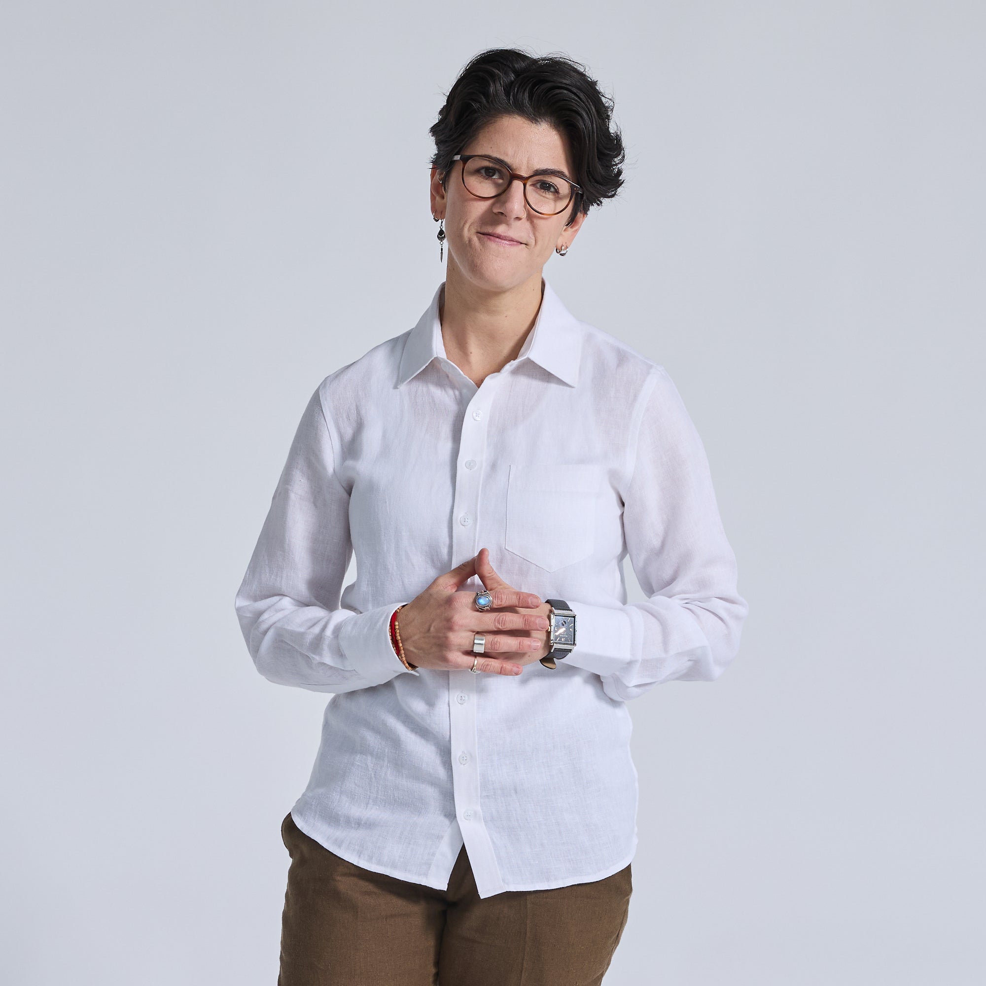 Summer Linen shirt in white