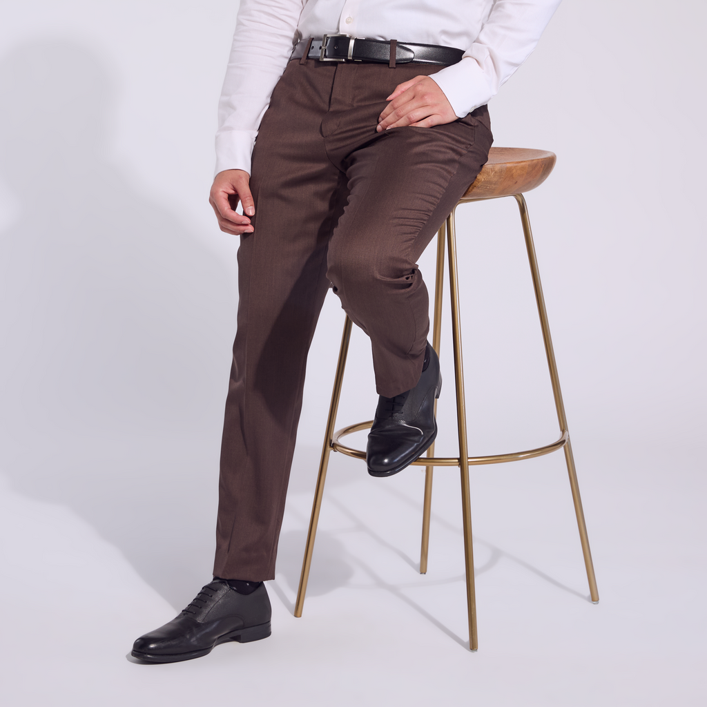 Georgie Chocolate Dress Pants by Kirrin Finch