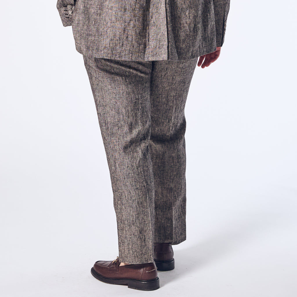 Driftwood Linen Dress Pants made by Kirrin Finch