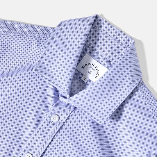 Mosaic Easy-Care Dress Shirt made by Kirrin Finch