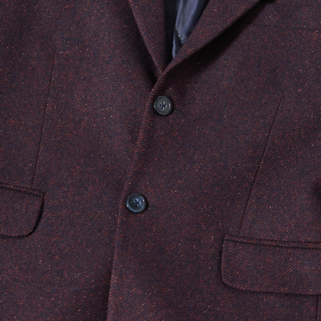 Close of Mulberry Twill Blazer
