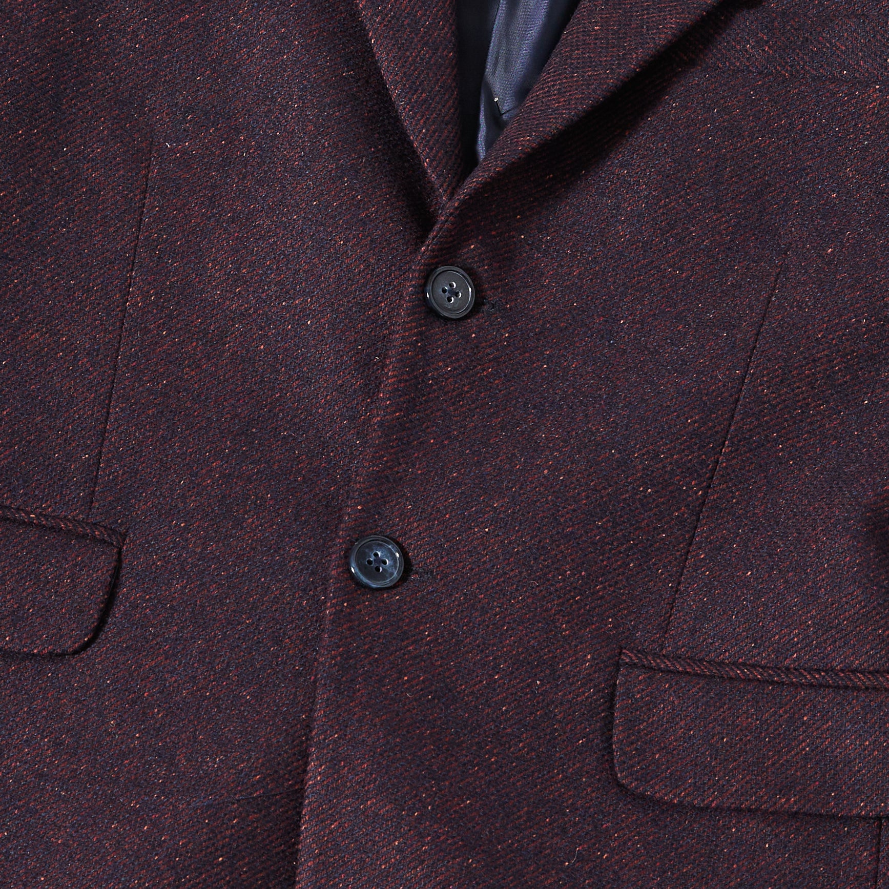 Close of Mulberry Twill Blazer