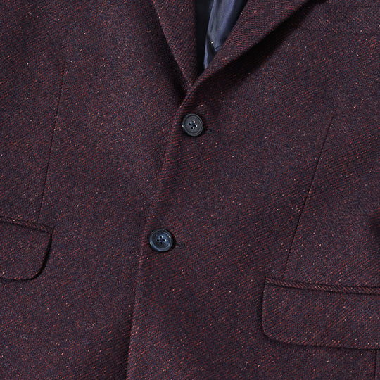 Close of Mulberry Twill Blazer