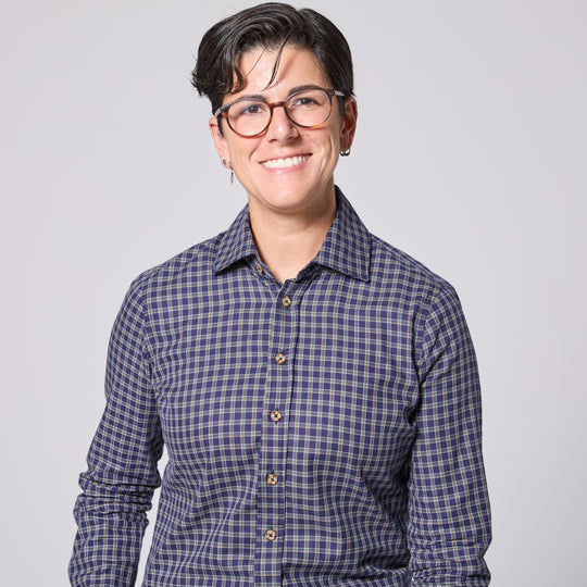 100% cotton Frankie Forest Classic Dress Shirt made by Kirrin Finch