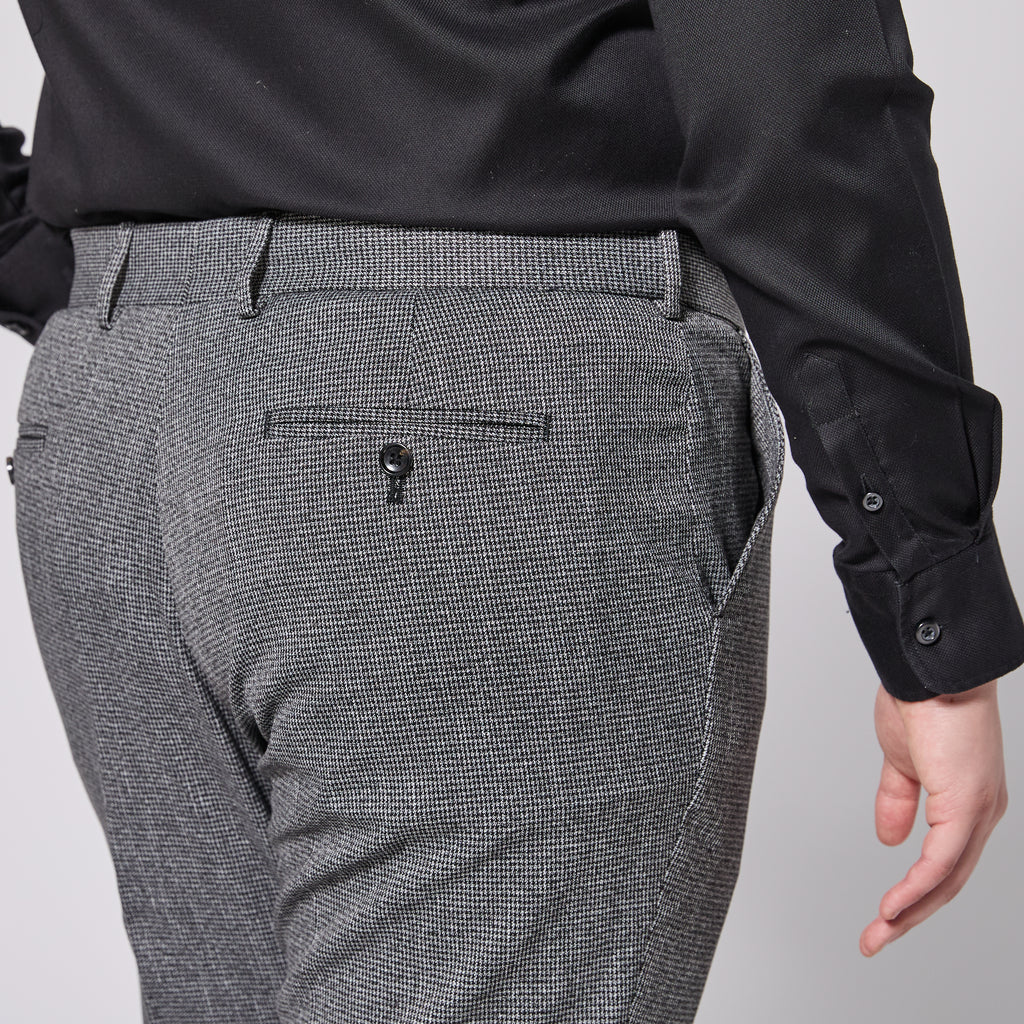 Womens Micro Houndstooth Dress Pants made by Kirrin Finch