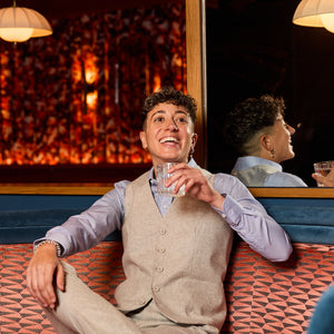 The Finch Heather Gray Flannel Vest