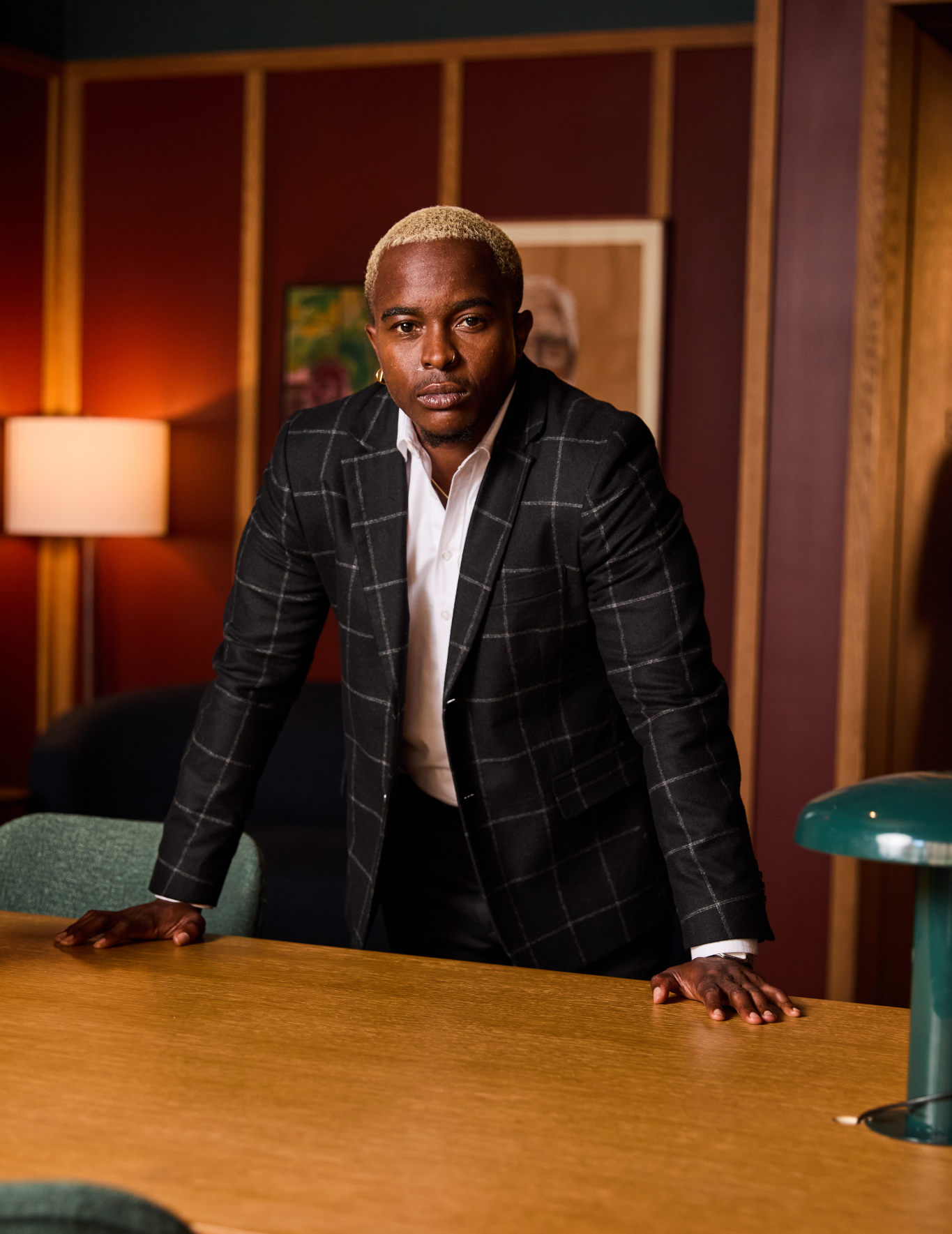 Adair In the Black Windowpane Blazer by Kirrin Finch