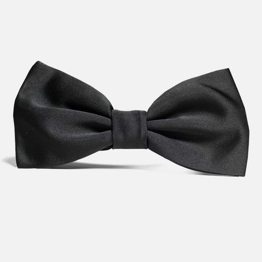 Black bow tie for women