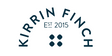 Kirrin Finch logo with text 'EST 2015' and brand name on a white background