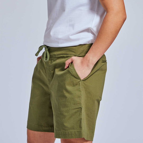 Casual Green shorts for women and non-binary folk