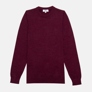 The Vasa Burgundy Crewneck Sweater