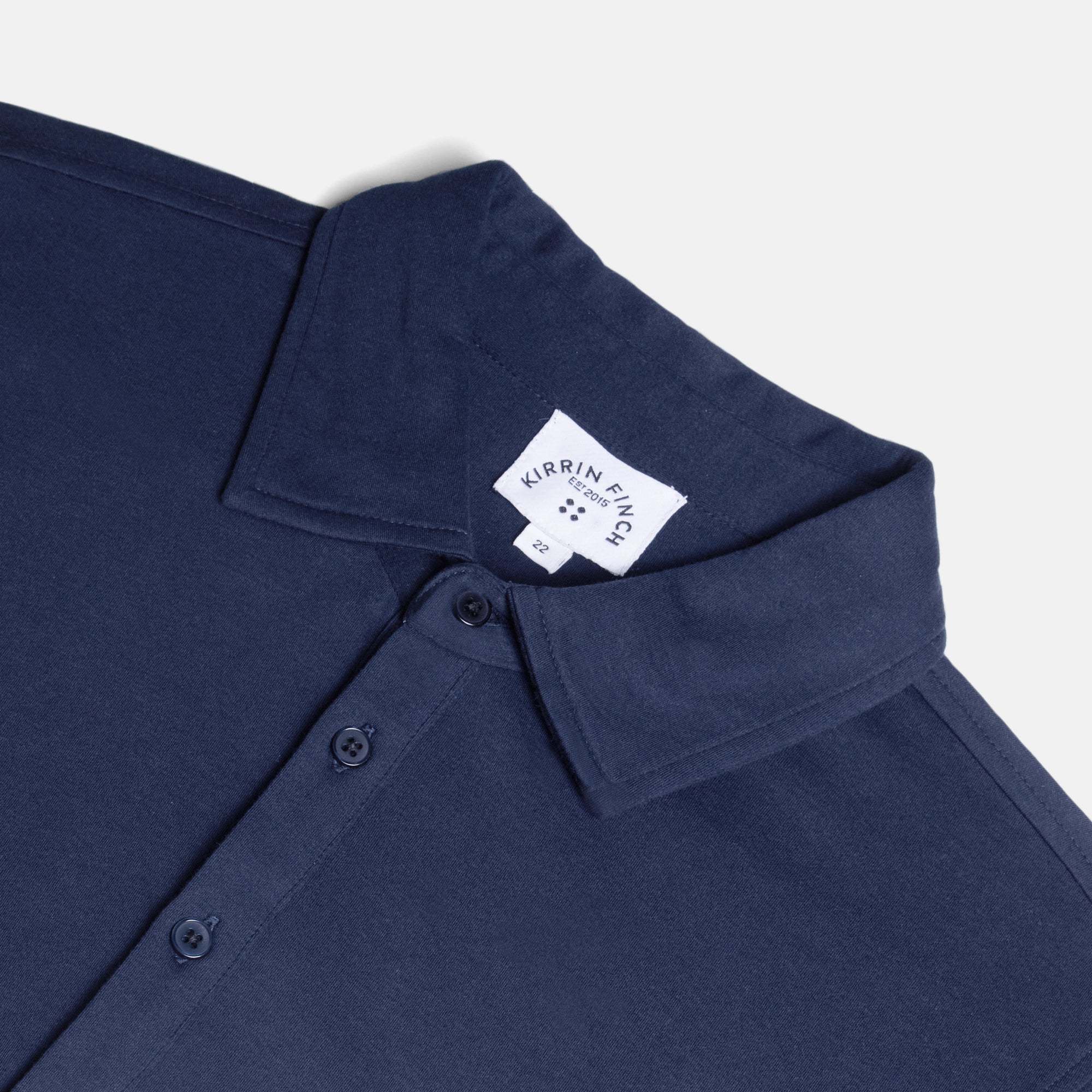 Double Jersey Long Sleeve Shirt made for trans, masc and nonbinary. Color: Navy