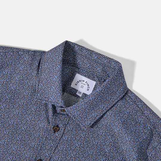 Close up of Frankie Murano Classic Dress Shirt made by Kirrin Finch