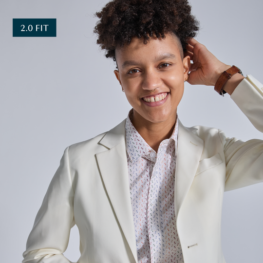 The Georgie 2.0 Ivory Suit Blazer