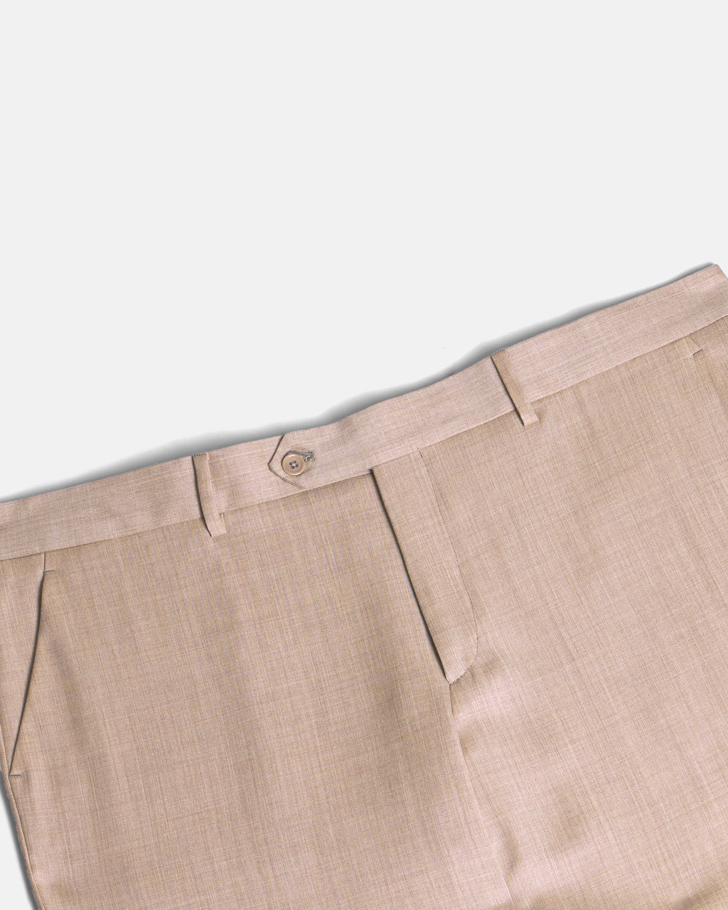 Desert Georgie dress pants on a white background. Color: Desert