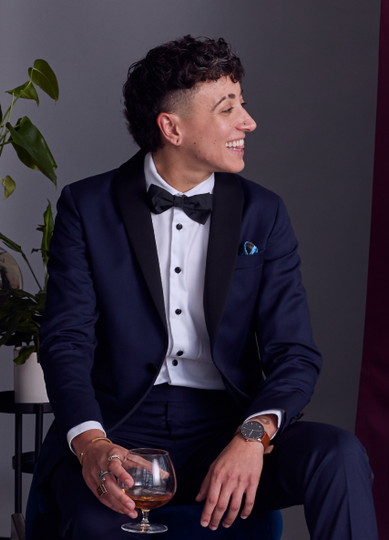 The Kirrin Tuxedo in Midnight Navy Blue