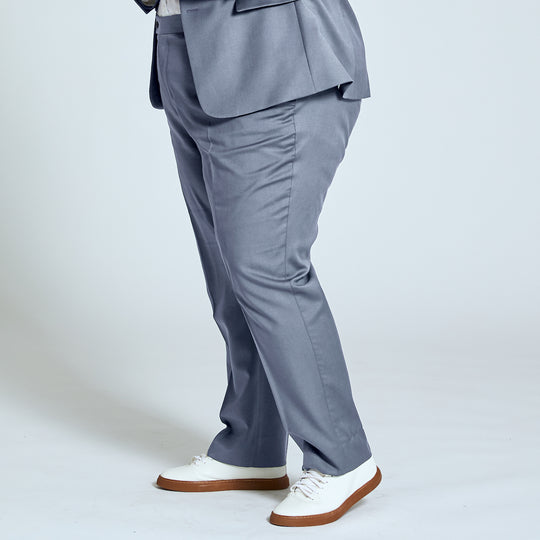 The Georgie Light Gray Suit Blazer - Extended Sizes