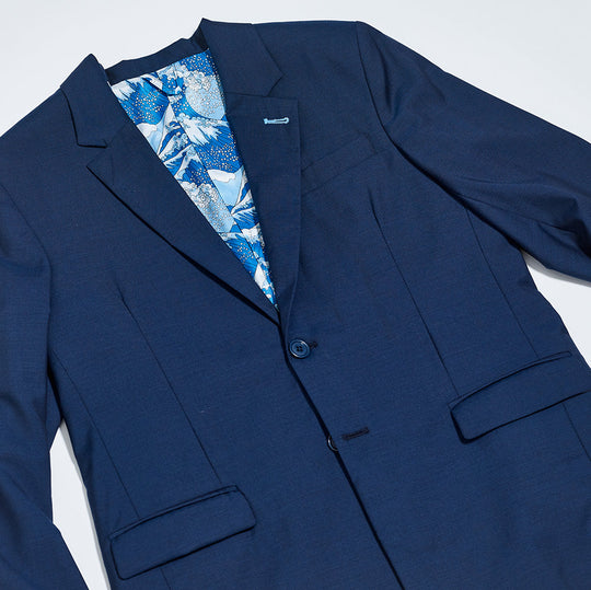 The Georgie Navy Suit Blazer - Extended Sizes
