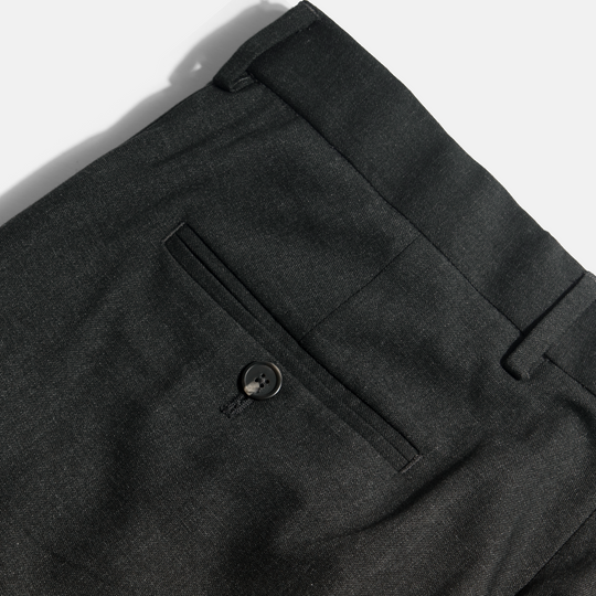 Faux horn buttons on Women's Dress Pants