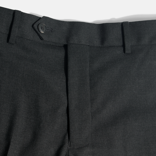 Androgynous Scout Dress Pants in Charcoal Gunmetal