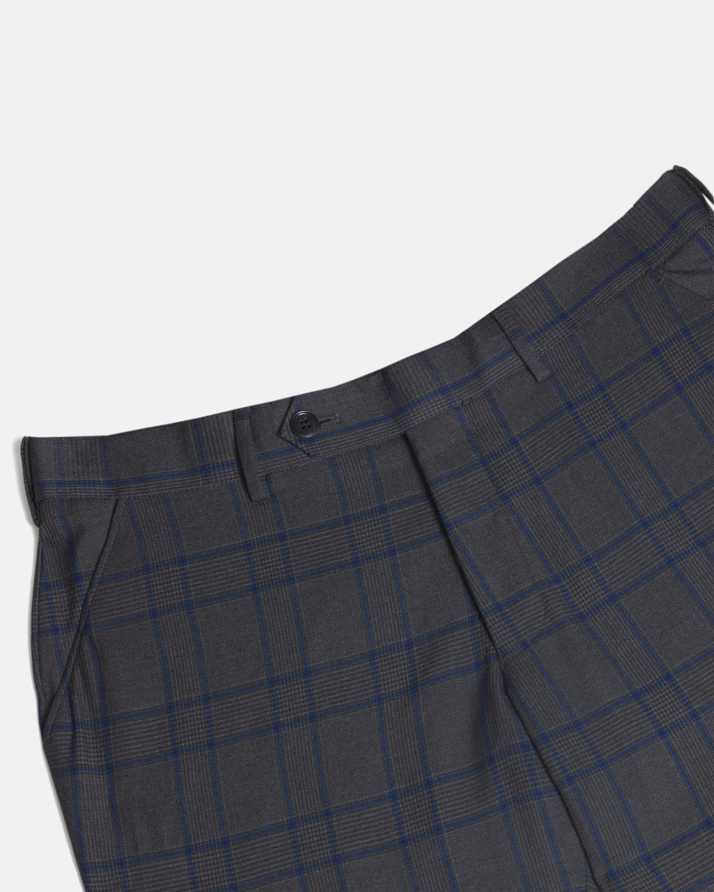 Gray checkered pants on a light gray background. Color: Gray Admiral Plaid