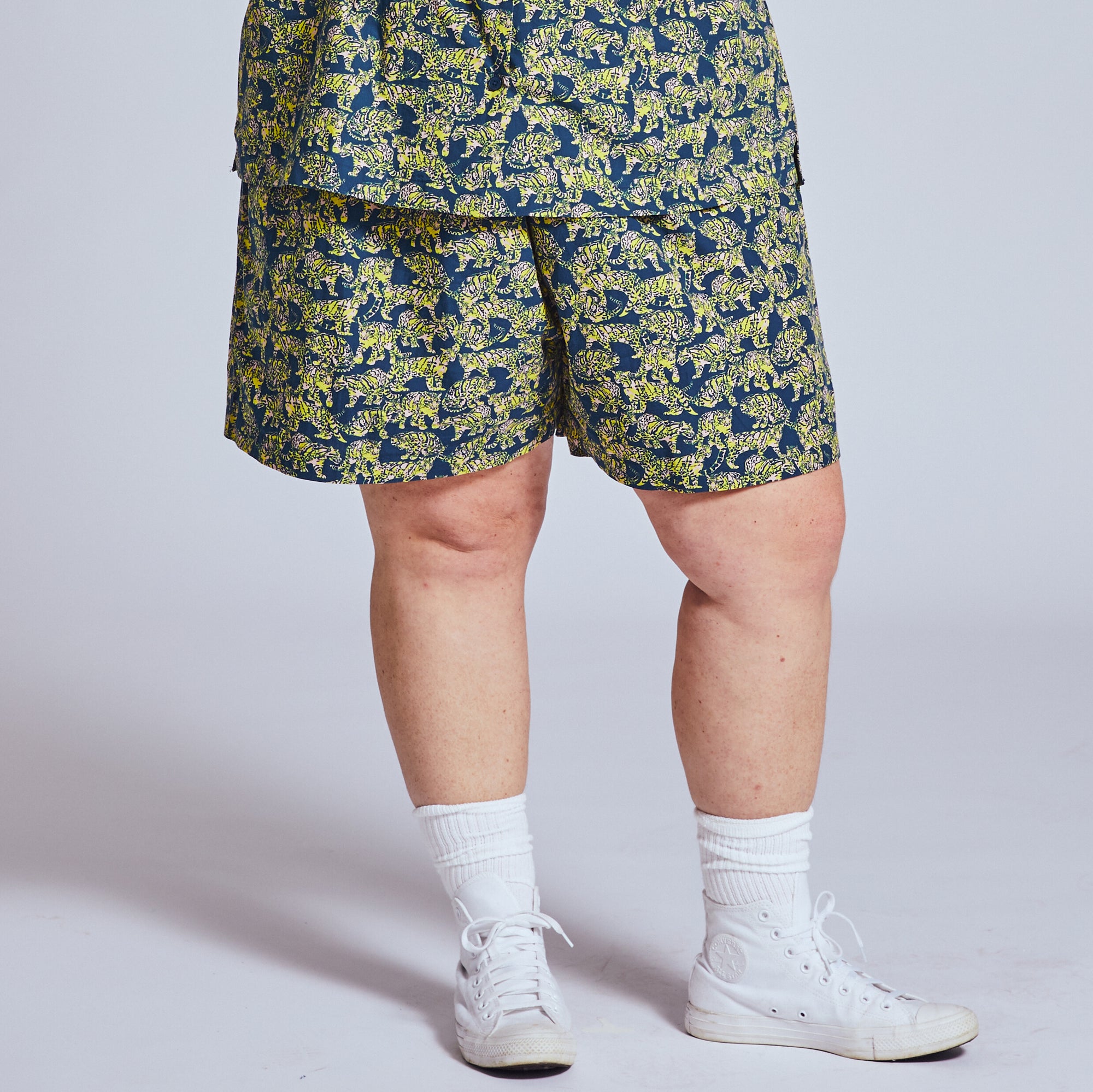 Women's Cabana Short in Tiger Print