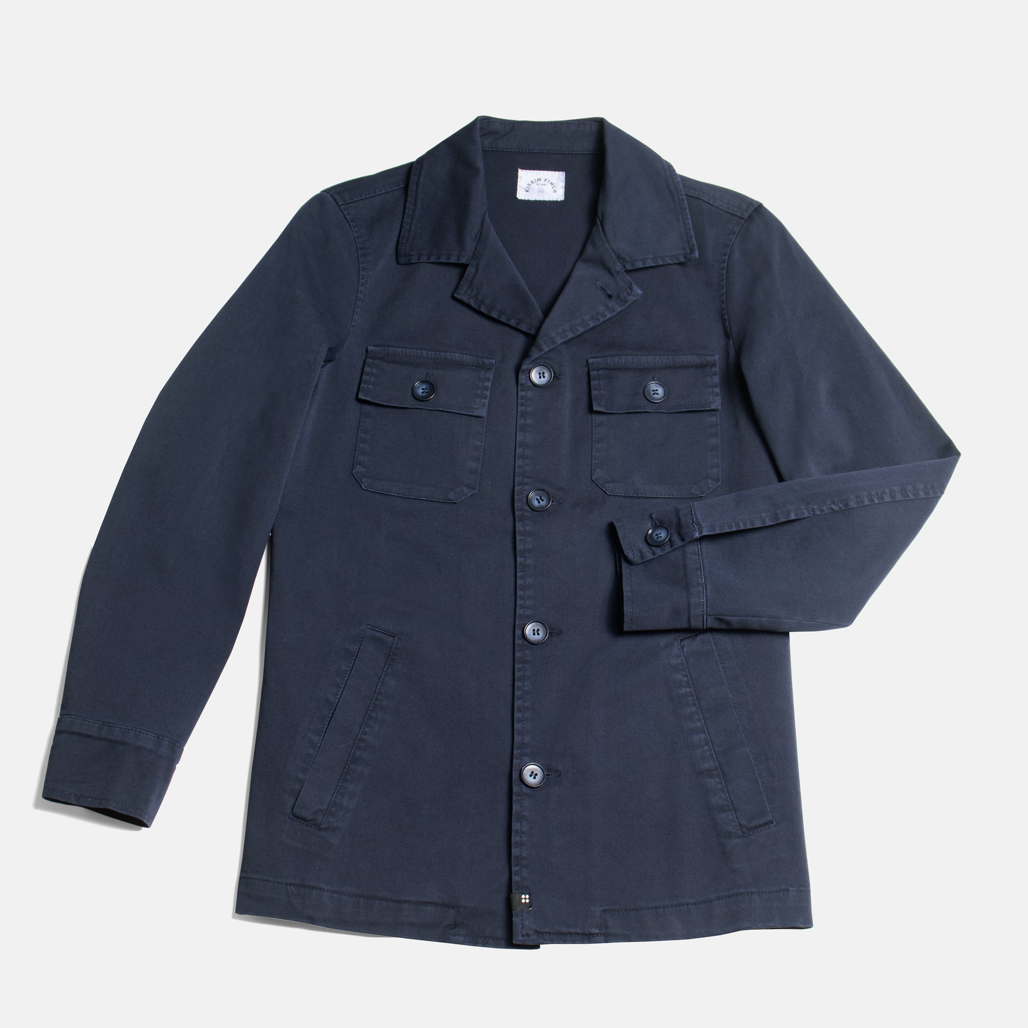Navy Blue Utility Jacket by Kirrin Finch