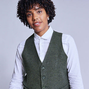 Olive Tweed Vest