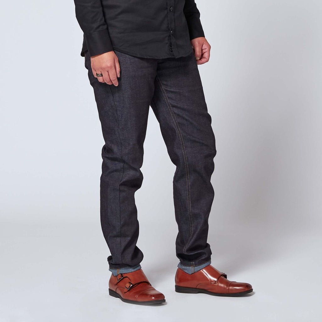 USA Made indigo denim jeans for women and non-binary folks