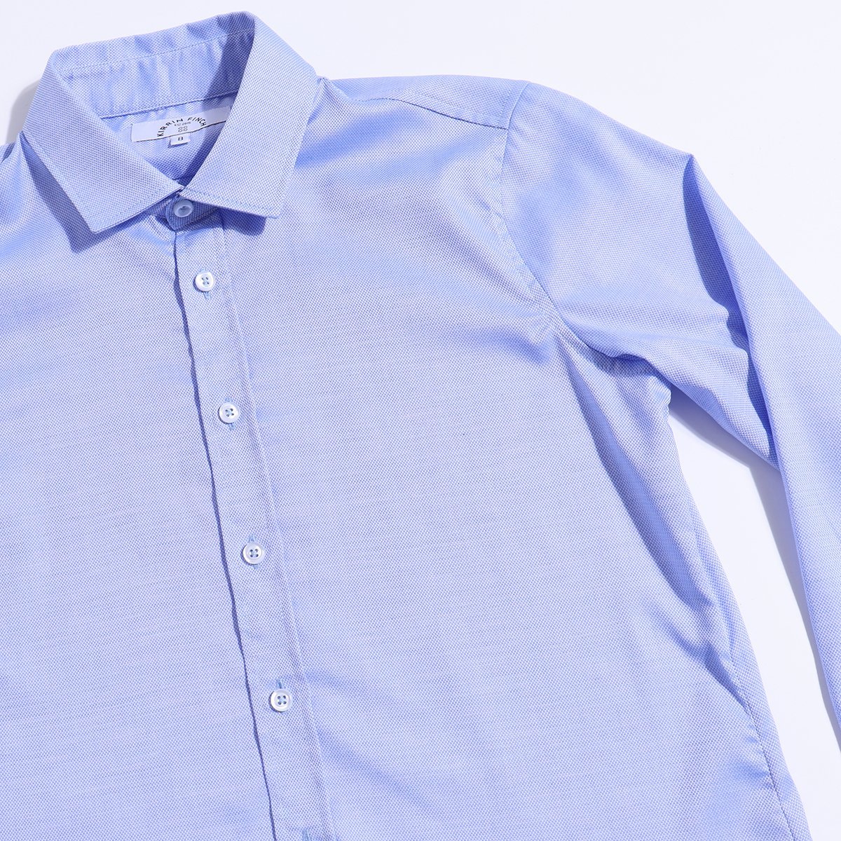 Masculine Women's blue dress shirt