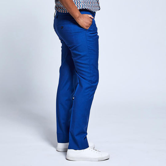 Monki linen pants in blue (part of a set)