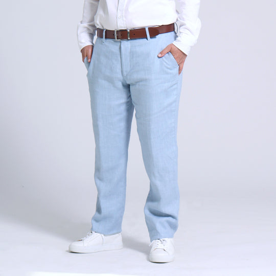 Roostroofh Regular Fit Men Light Blue Trousers - Buy Roostroofh Regular Fit  Men Light Blue Trousers Online at Best Prices in India | Flipkart.com